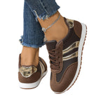 Damen Sportliche Sneakers mit Glitzerakzenten R&B