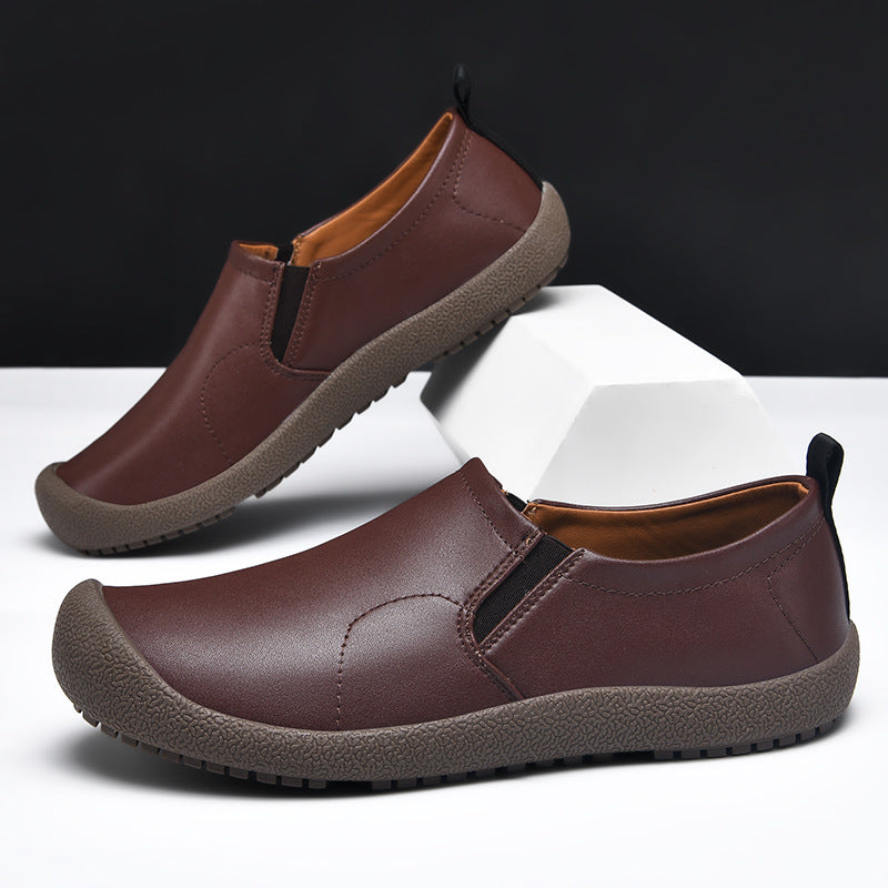 Herren Bequeme Slip-On Schuhe mit rutschfester Sohle und elastischem Einstieg R&B