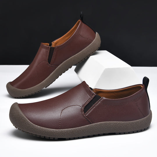 Herren Bequeme Slip-On Schuhe mit rutschfester Sohle und elastischem Einstieg R&B