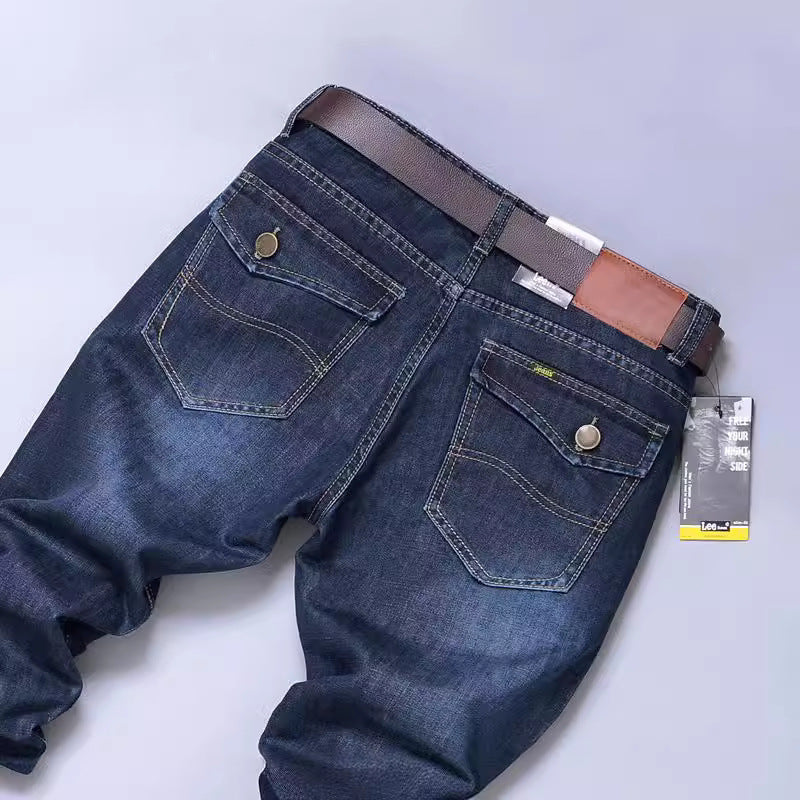 Herren Slim-Fit Jeans mit elastischem Bund und hohem Tragekomfort R&B