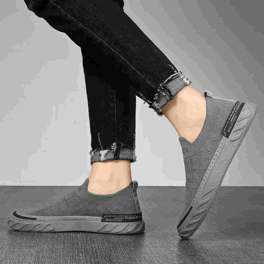 Damen Sportliche Slip-On Sneakers mit flexiblem Design und rutschfester Laufsohle R&B