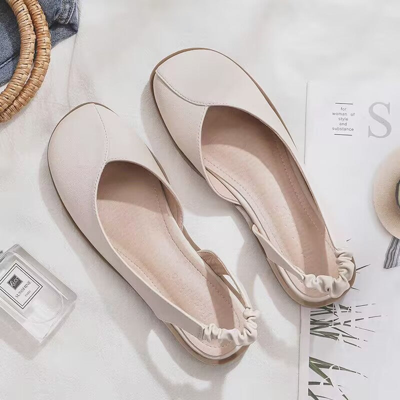 Damen Komfortable Ballerinas mit elastischem Fersenbereich R&B