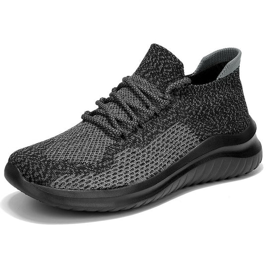 Damen Sportliche Strick-Sneaker mit elastischem Kragen und flexibel gedämpfter Sohle R&B