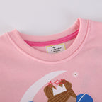 Mädchen Sweatshirt mit verspieltem Prinzessinnen-Motiv R&B