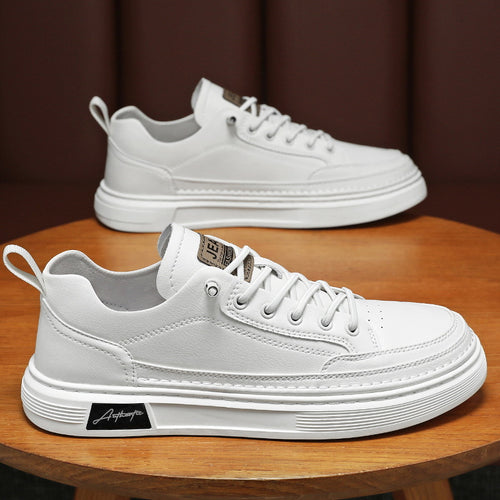 Damen Modische Sneakers aus hochwertigem Leder mit rutschfester Sohle R&B
