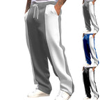 Herren Sportliche Trainingshose mit modernem Streifen-Design und elastischem Bund R&B