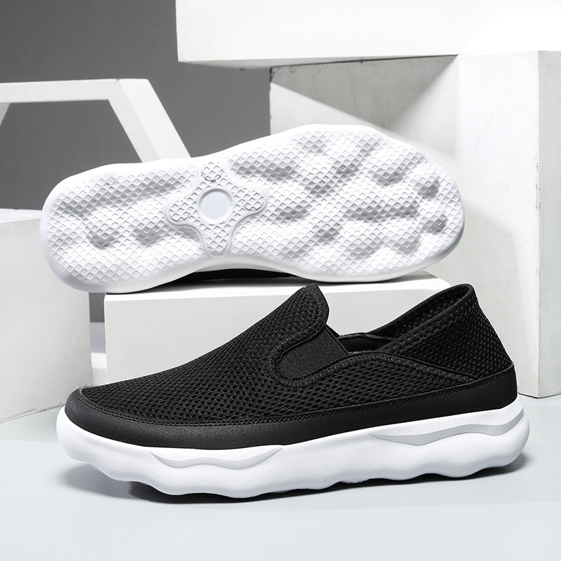 Damen Atmungsaktive Slip-On Sneakers aus Mesh mit flexiblem Dämpfungsbereich R&B