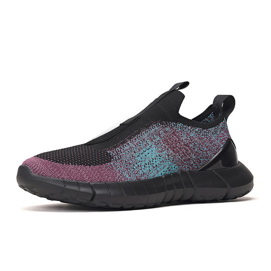 Damen Sportliche Slip-On Sneakers mit atmungsaktiver Strickoberfläche R&B