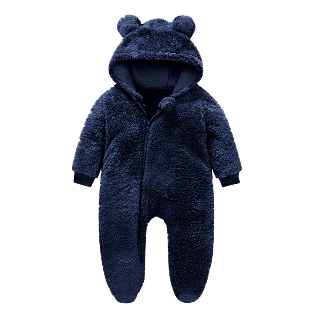 Kleinkind Fleece Overall mit Bärenohren R&B