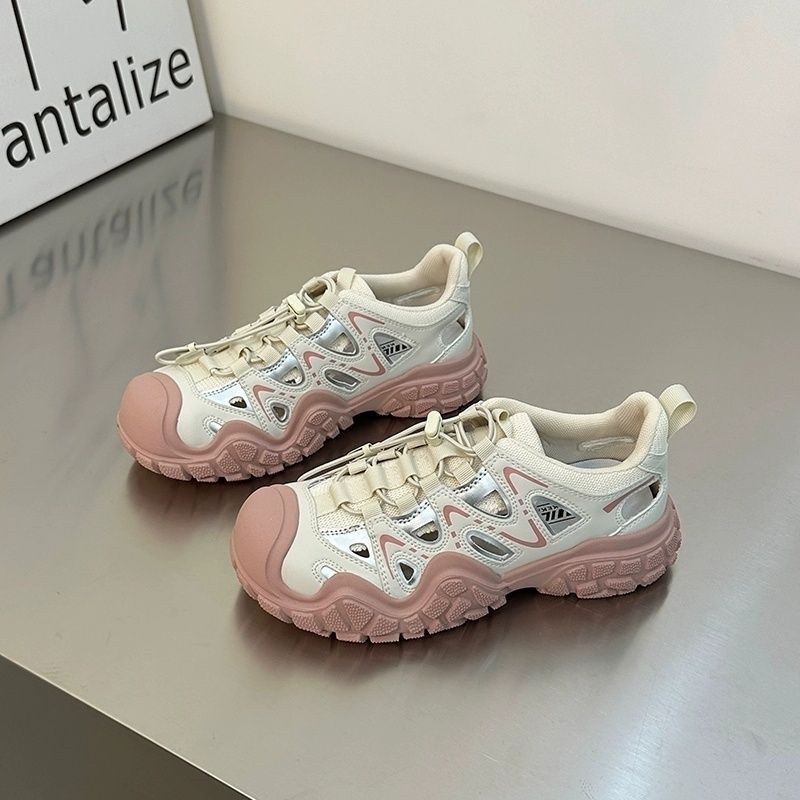 Damen Sportliche Sneakers mit atmungsaktiver Mesh-Oberfläche und rutschfester Sohle R&B