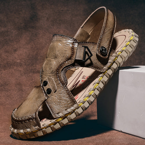Herren Weiche und bequeme Freizeitsandalen mit verstellbarem Riemen R&B