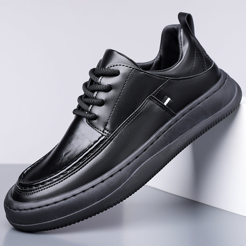 Damen Modische Ledersneaker mit rutschfester Sohle R&B