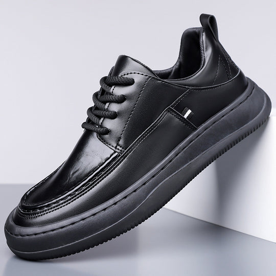 Damen Modische Ledersneaker mit rutschfester Sohle R&B