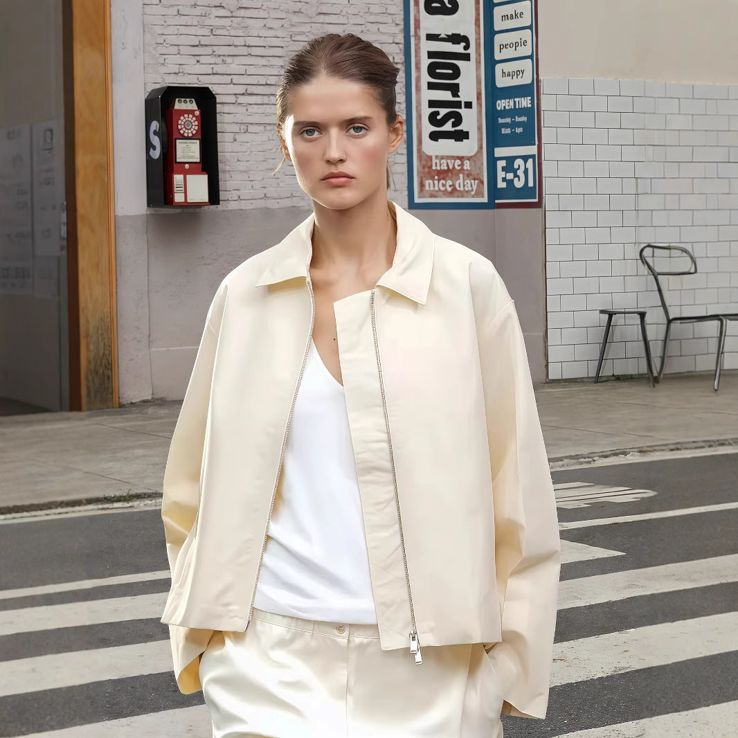 Damen lässige und elegante Übergangsjacke R&B