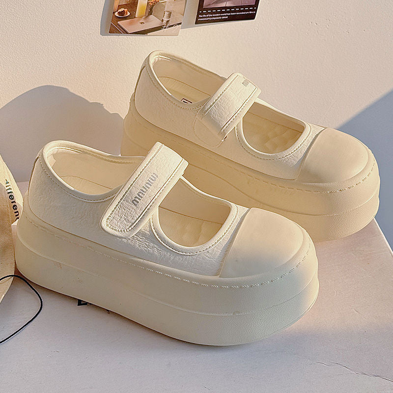 Damen Plateau Schnürschuhe