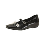 Damen Ballerina-Schuhe mit elegantem Blüten-Design und komfortablem Riemchen