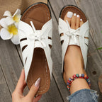 Damen offene Komfortsandalen mit stylischem Schnitt R&B
