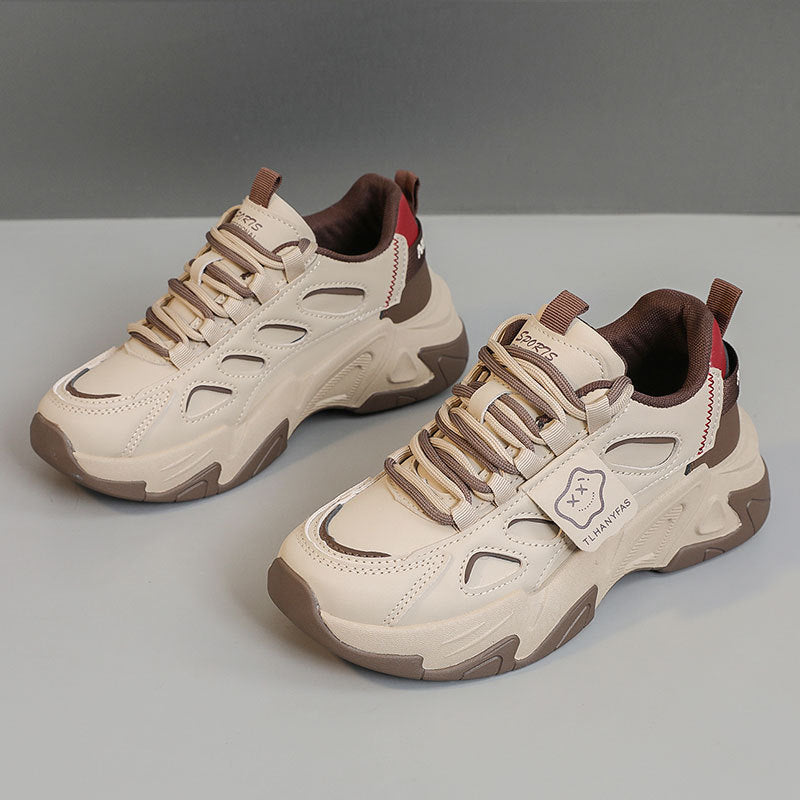 Damen Sportliche Chunky Sneakers mit atmungsaktiver Mesh-Oberfläche und dämpfender Sohle R&B