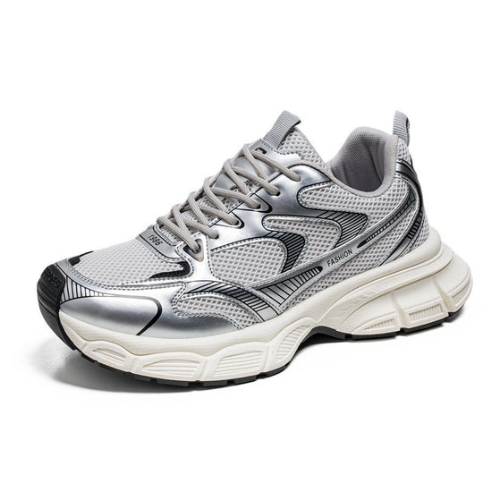 Damen Sportliche Trend-Sneaker mit atmungsaktivem Mesh-Obermaterial und dämpfendem Sohlenprofil R&B