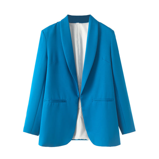 Damen eleganter Blazer mit modernem Schnitt und praktischen Taschen R&B