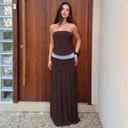Damen Maxi Kleid R&B