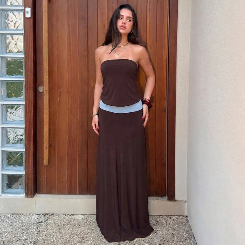 Damen Maxi Kleid R&B