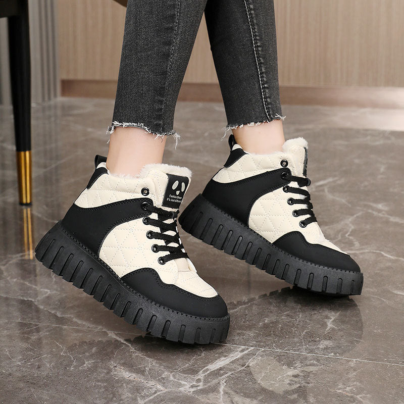 Damen Winterstiefel mit kuscheligem Innenfutter und rutschfester Sohle R&B