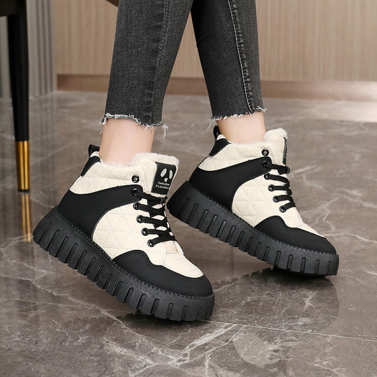 Damen Winterstiefel mit kuscheligem Innenfutter und rutschfester Sohle R&B
