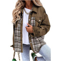 Damen modische Overshirt-Jacke R&B