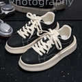 Damen Sportliche Sneakers mit robustem Leder-Design R&B