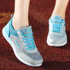 Damen Lauf-Sneaker mit atmungsaktivem Mesh-Obermaterial und bequemer Dämpfung R&B