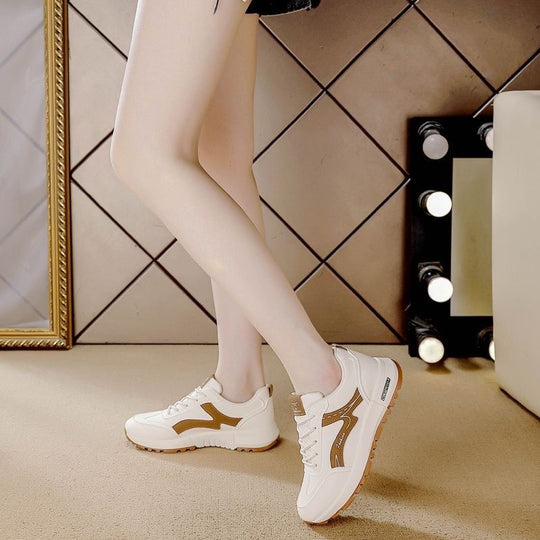 Damen leichte und sportliche Sneaker mit dämpfender Sohle R&B