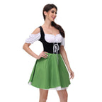 Damen Trachtenkleid mit romantischen Puffärmeln und verspieltem Schnitt R&B