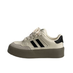 Damen Elegante Sneakers mit modischem Plateau und innovativem Schnürsystem