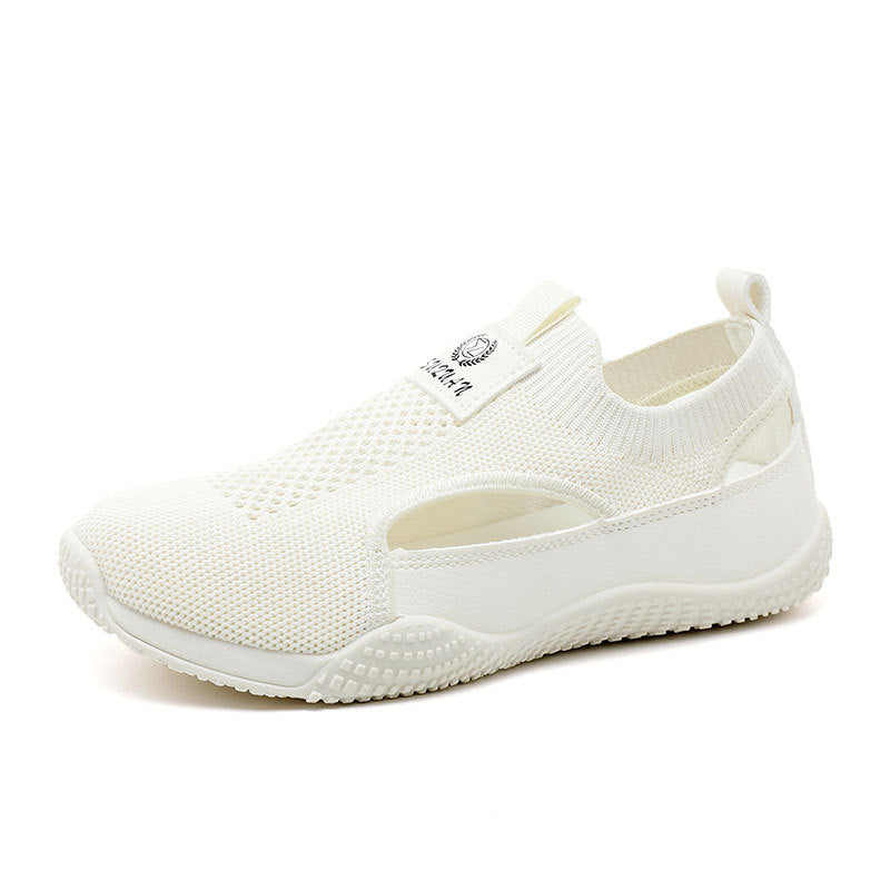 Damen Atmungsaktive Freizeitschuhe mit elastischem Einstieg und rutschfester Sohle R&B