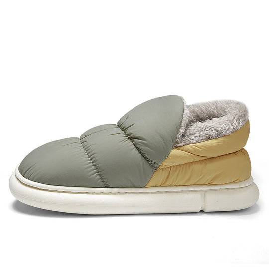 Damen Warmgefütterte Slipper mit rutschfester Sohle R&B