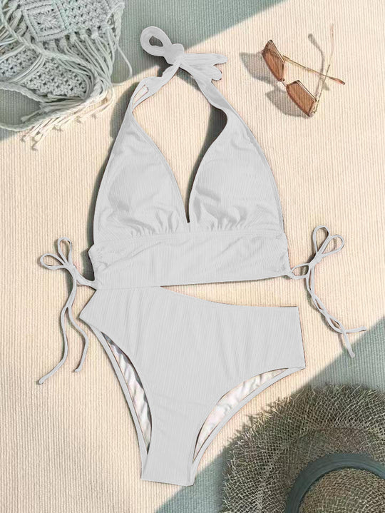 Damen Triangel-Bikini mit modischem Wickel-Design R&B