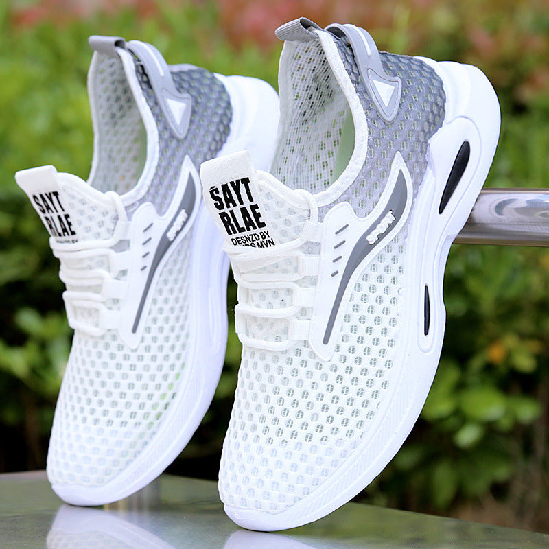 Damen Sportliche Mesh Sneakers mit elastischem Verschlusssystem R&B