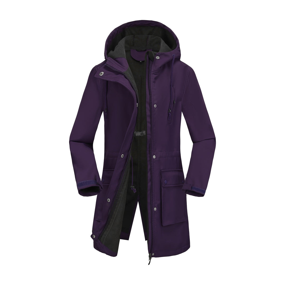 Damen funktionale Outdoor-Jacke mit verstellbarem Taillenzug und Innenfutter R&B