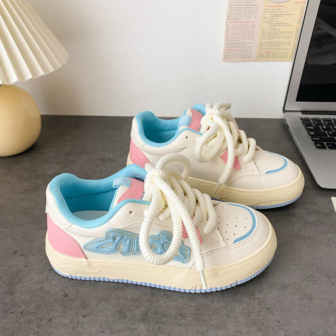 Damen Bequeme Sneakers mit buntem Design und atmungsaktiven Details R&B