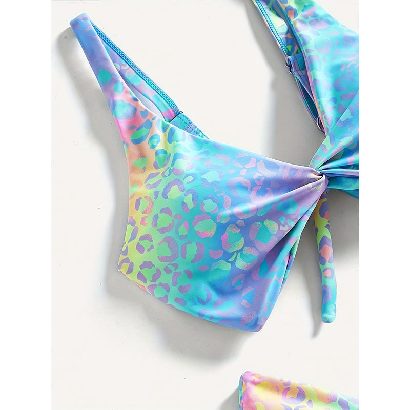 Damen Triangel-Bikini mit stylischem Knotendetail R&B