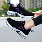 Herren nan luftgedämpfter City-Sneaker mit ergonomischer EVA-Zwischensohle und gepolsterter Knöchelmanschette R&B