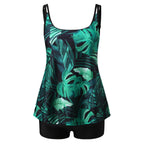 Damen Tankini-Set mit floralem Design und bequemen Shorts R&B