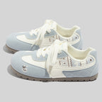 Damen Sneakers mit innovativen Tierapplikationen und bequemer Dämpfung
