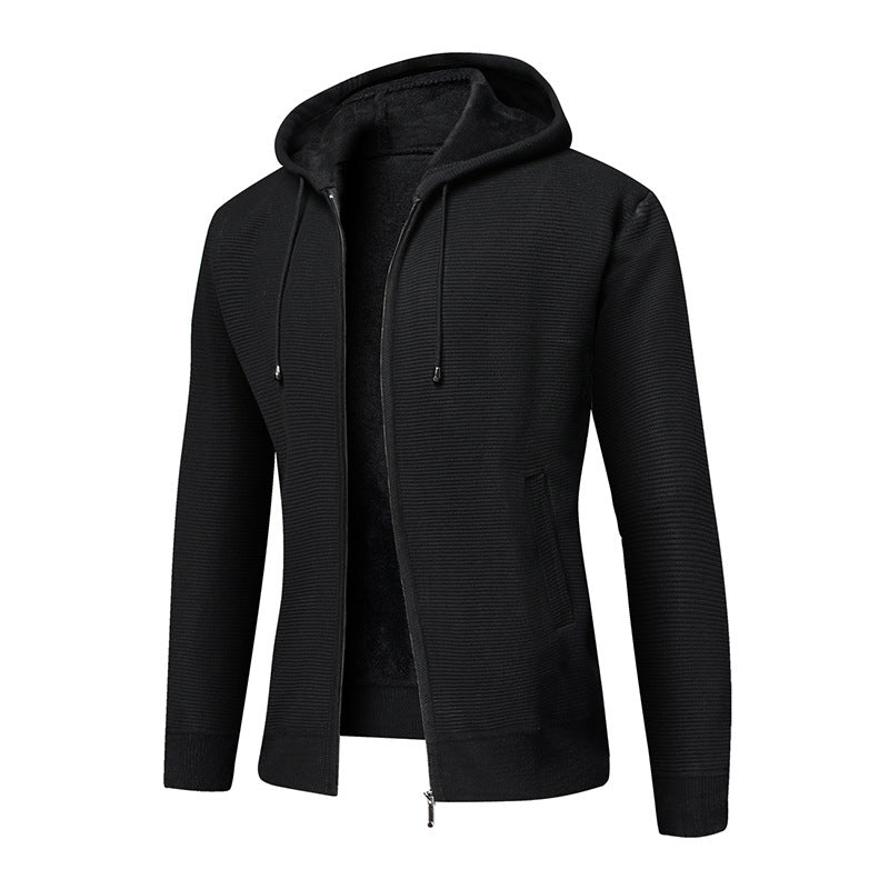Herren gefütterte Kapuzenjacke mit hohem Komfort und cleverem Design R&B