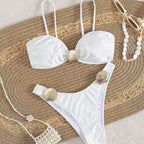 Damen Bikini-Set mit raffinierten Muscheldetails R&B