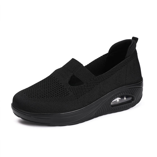 Damen Slip-On Sneakers mit atmungsaktivem Obermaterial und dämpfender Sohle R&B