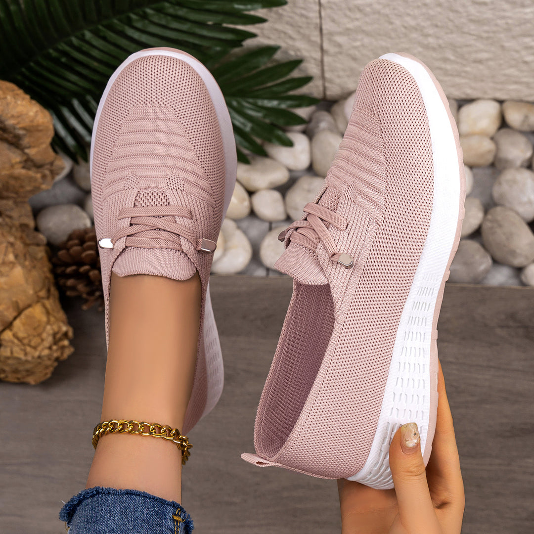 Damen Bequeme und leichte Sneakers mit atmungsaktivem Obermaterial R&B