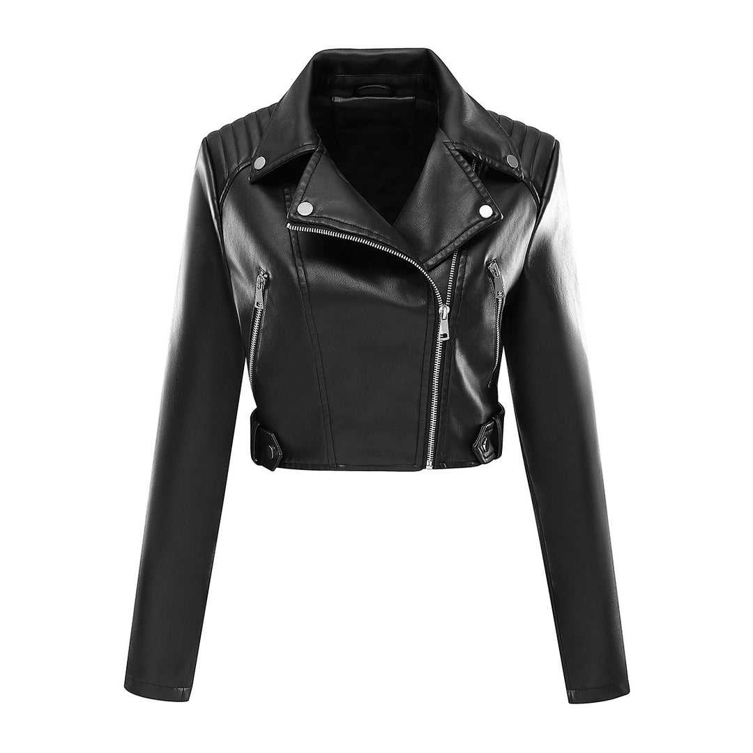 Damen Bikerjacke aus veganem R&B