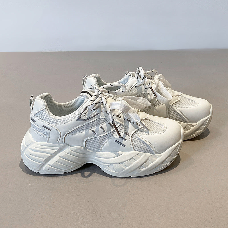 Damen Sportliche Sneaker mit atmungsaktiver Mesh-Oberfläche und dämpfender Sohle R&B